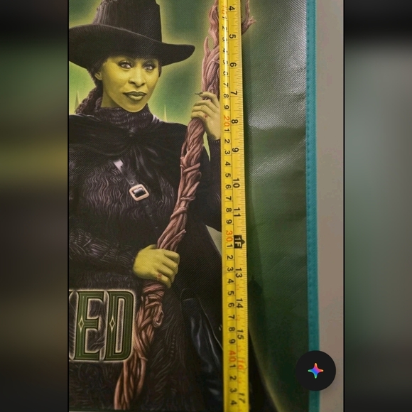 NWT Wicked Reusable Tote Bag Glinda & Elphaba  Souvenir Pink & Green collectors - Picture 7 of 7